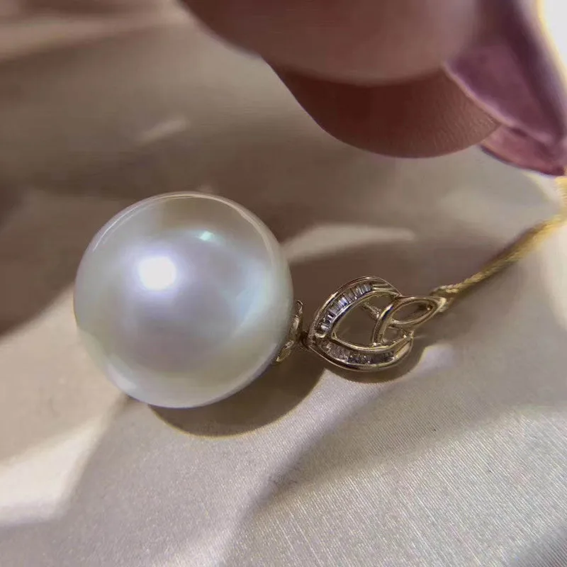 

Jewelry Handwork Pendant Base S925 Sterling Silver Pearl Pendant Accessories And Parts Findings Jewelry For DIY Fittings Women