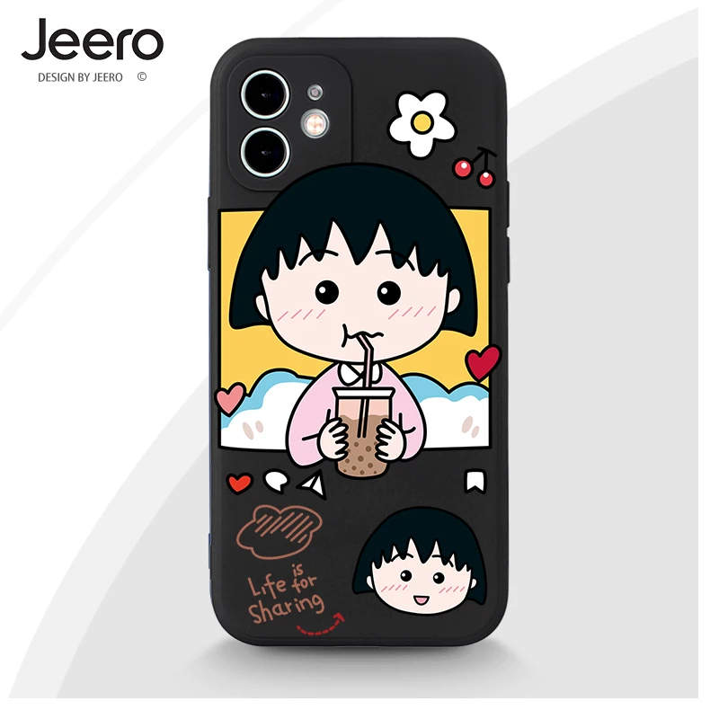 

Luxury Square Shockproof Soft Silicone Phone Case For iPhone 13 12 11 Pro Max SE2 X XR XS 8 7 6 Plus Cute Cartoon Cover