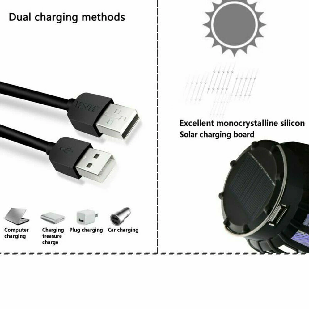 Светодиодный светильник для защиты от комаров УФ-ночник USB насекомые на