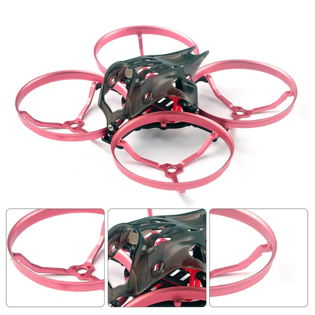HappyModel-Kit de marco de fibra de carbono FPV, Snapper8, 85mm, con protector de aleaci&oacute;n de aluminio CNC para Drones de 1935, 2 pulgadas, 2S, 3S-3