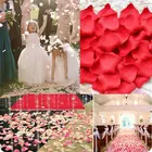 100 шт. искусственные лепестки роз, красочные свадебные романтические шелковые розы, цветы для свадебного декора, оптовая продажа