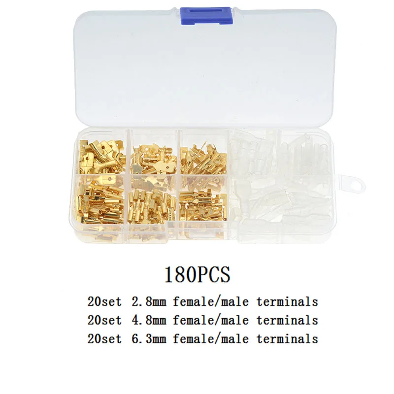 120/180/270 шт./компл. золотистого и серебристого цвета изолированные электрические