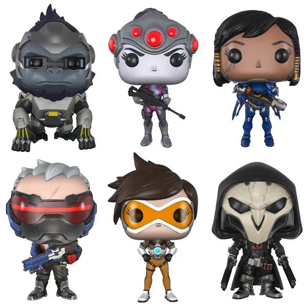 Аниме фигурки OW Overwatch Heros солдаты Widowmaker охота человек смерти Winston|Игровые и
