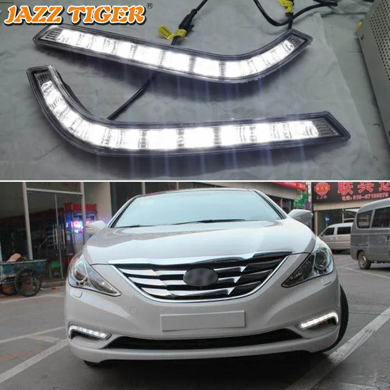 Джаз Тигр желтый указатель поворота 12V Дневной светильник автомобильные DRL