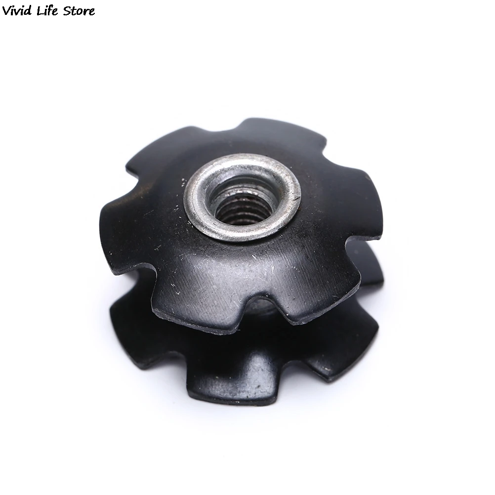 1pcs Bike Bicycle Cycling Steer Tube Headset Aluminum Star Nut 1 1/8" 28.6mm