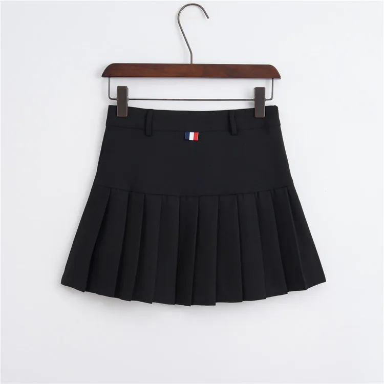 

6 Color New Summer Golf Skirts Preppy Style Stripe Women Skirt High Waist Pleated Skirt Female Mini Tennis Skirt Mujer