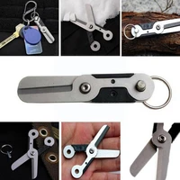 2022 steel mini survival spring edc scissor gadget cutter keychain gear fold scissor latch ring kit pocket cut spring survi w4m6