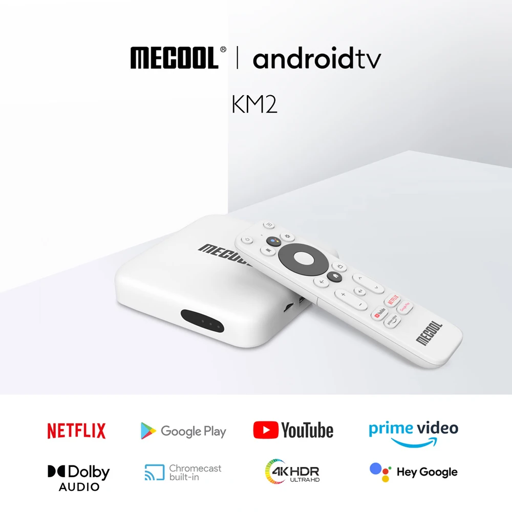 mecool km2 android 10 0 tv box km3 google certified androidtv 10 amlogic s905x2 atv android 10 km9 pro 4k media player 5g wifi free global shipping