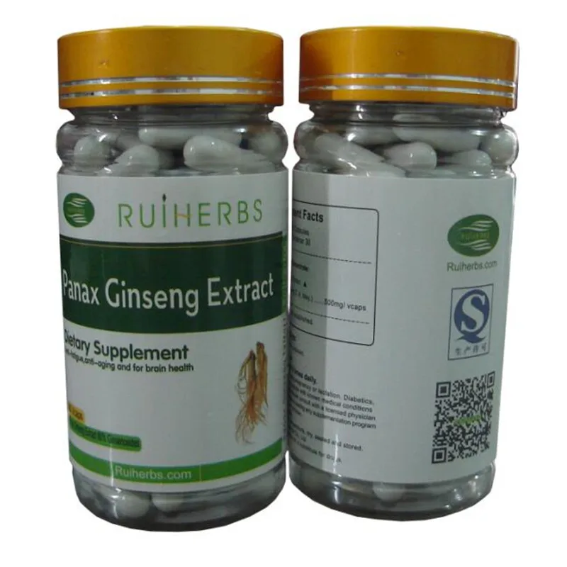 

3Bottles Chinese Ginseng Root Extract Capsule 500mg x 270pcs Improve Energy& Vitality