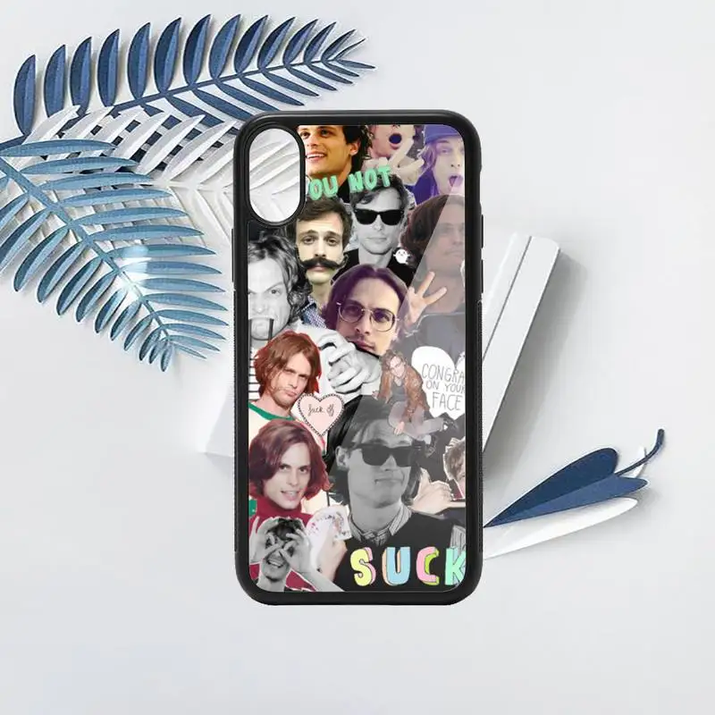 

Famous actors Matthew Gray Gubler Phone Case PC for iPhone 11 12 pro XS MAX 8 7 6 6S Plus X 5S SE 2020 XR