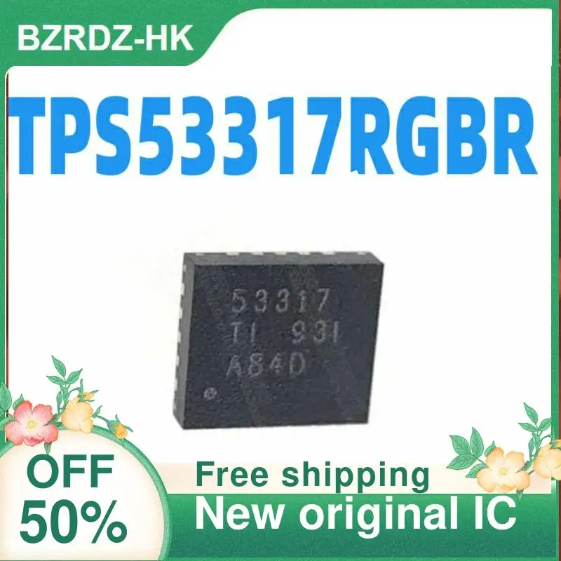 

2-10PCS/lot PMIC -TPS53317RGBR VQFN-20 53317New original IC