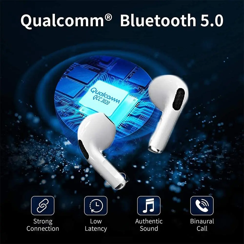 Беспроводные наушники Bluetooth 5 0 со встроенным микрофоном шумоподавлением 3D