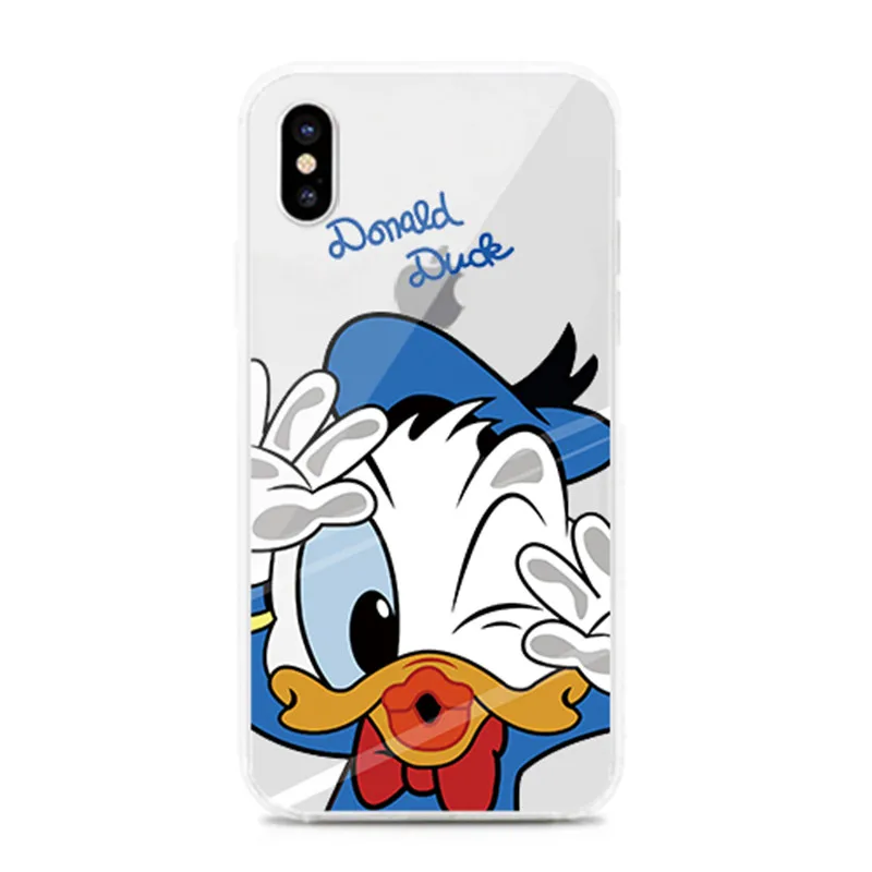 4 Милый чехол с рисунком Микки для iPhone 6, 6s, 7, 8 Plus, мягкий силиконовый чехол для телефона, чехол для iPhone 11 Pro, X, XR, Xs Max, чехол - Цвет: 4