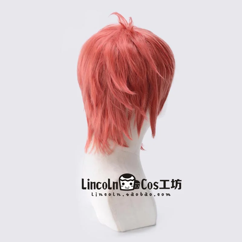 Парик для косплея IDOLiSH7 Nanase Riku красные короткие волосы парик взрослых мужчин