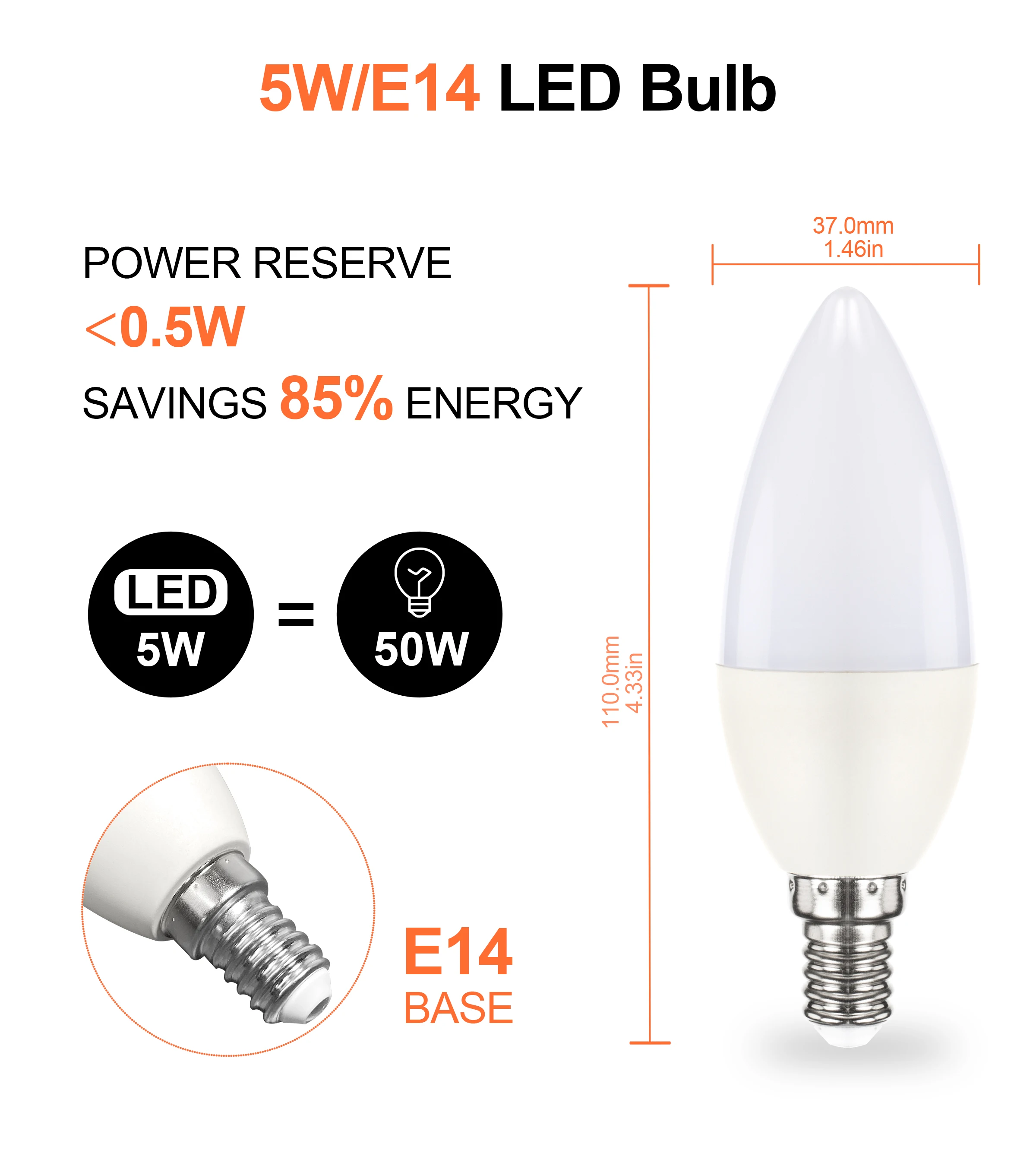 

Owyean Tuya Zigbee 3.0 Smart E14 LED Candle Light Bulb RGB+W+C Dimmable Work with Hue Smart Life Alexa Home Assistant Automation