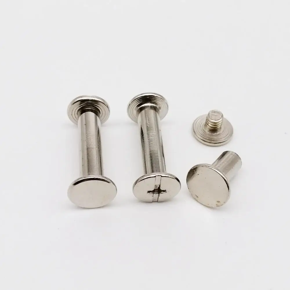 2/10 шт. M5x5-150mm золотистый Серебристый кожаный ремень для скрапбукинга альбома