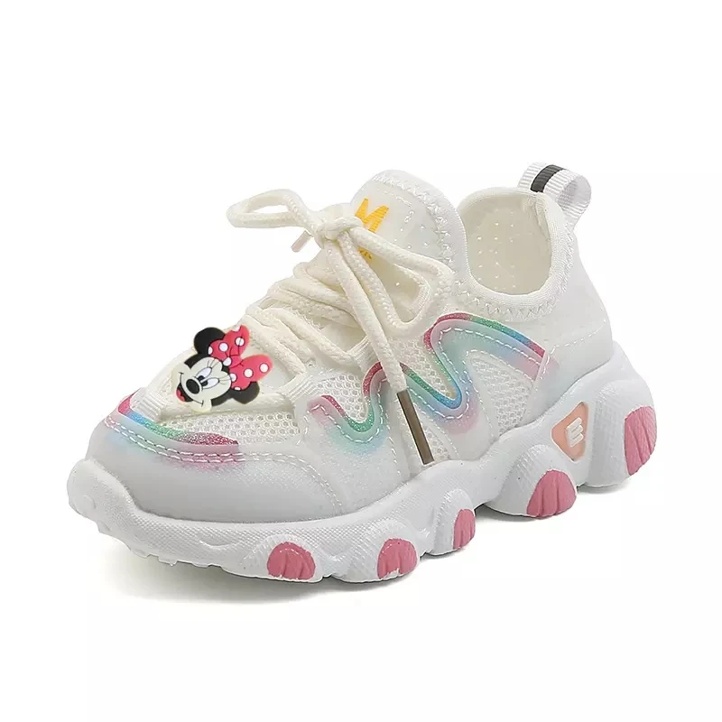 

Disney 2021 Minnnie lighted children's sports shoes girl and children's sports light-emitting casual shoes LED flashing shoes