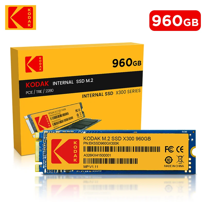 

kodak M.2 ssd M2 240gb X300 PCIe NVME 120GB 240GB 480GB 960GB Solid State Drive 2280 Internal Hard Disk hdd for Laptop Desktop