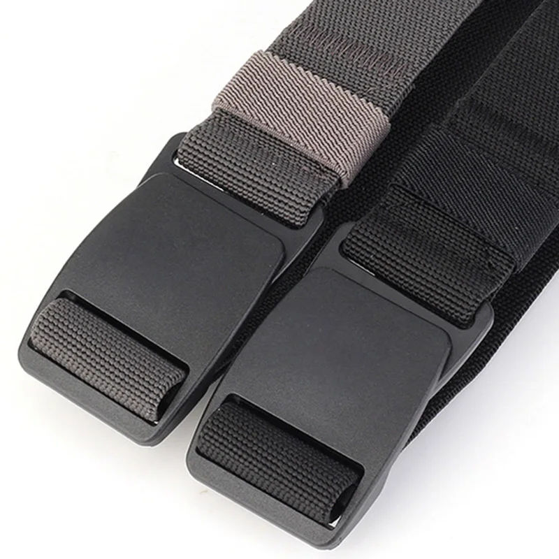 Новый мужской эластичный пояс невидимый Повседневный веб-ремень быстросъемная