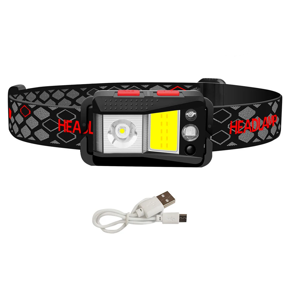 

Фонарь налобный походный с регулируемым ремешком и зарядкой от USB