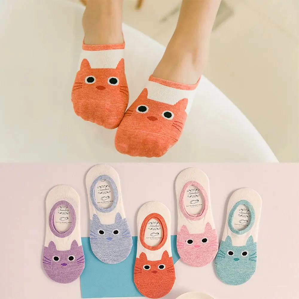 Женская милая уличная одежда Kawaii сезон лето весна принт с животными Sox мультяшный