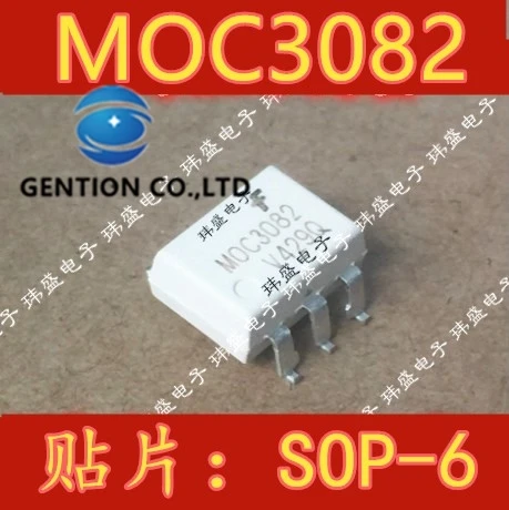 

10PCS MOC3082SR2M MOC3082 MOC3082M SOP-6 SCR drive light coupling in stock 100% new and original
