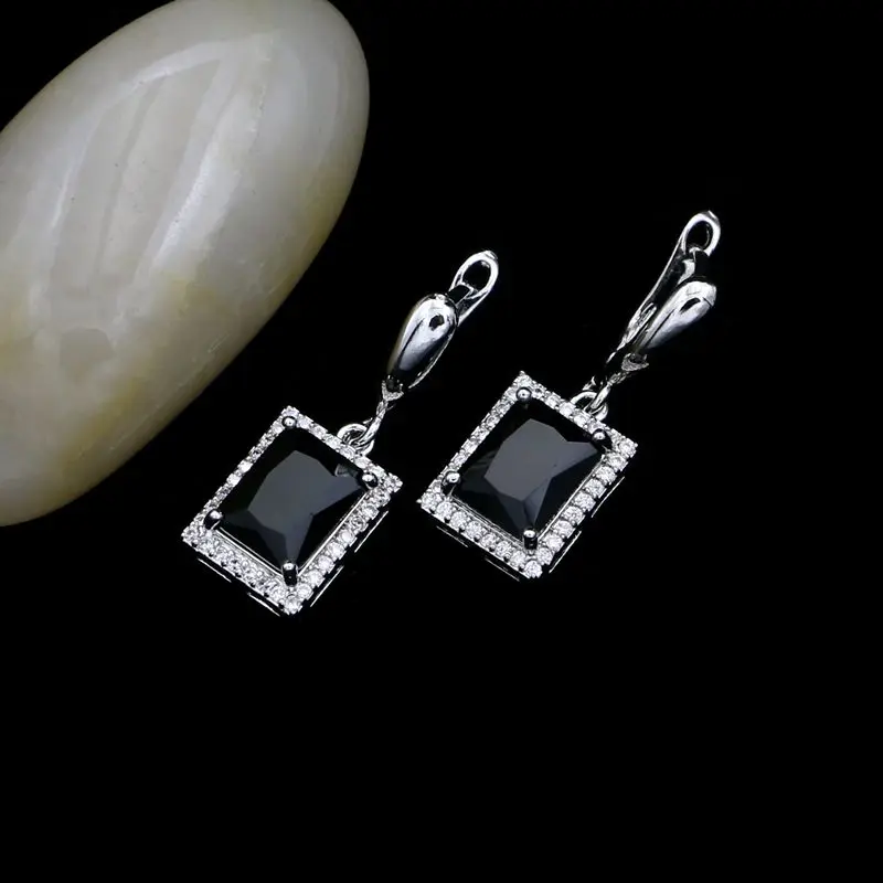 Женские вечерние комплекты украшений из серебра 925 пробы модные