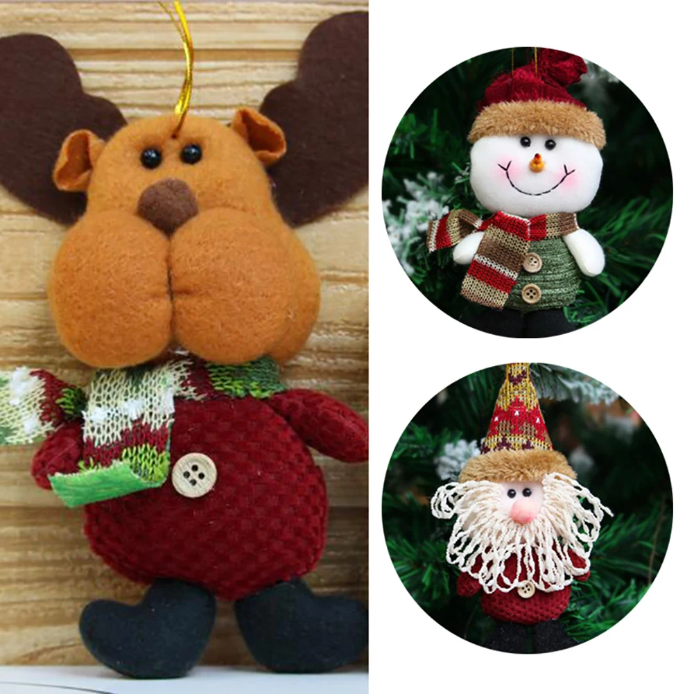 Рождественский Декор изящные украшения в виде Санта-Клауса снежного человека