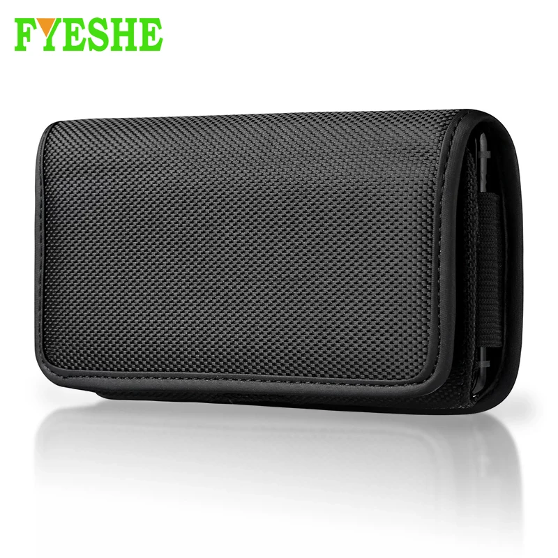 

Universal Waist Bag Phone Pouch For iPhone 12 11 Pro Max X 8 7 6 6S Plus Samsung Case Leather Cover Belt Clip Holster Bags