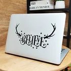 Я верю, что в форме рогов оленя ноутбук Стикеры для Macbook Pro 16 