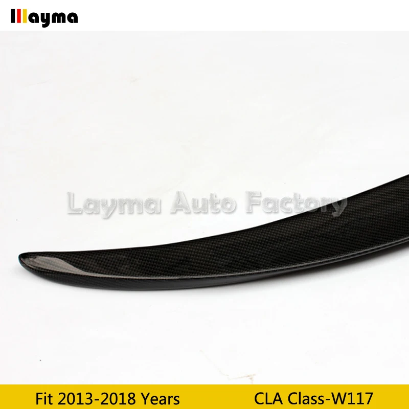 Спойлер для заднего багажника из углеродного волокна в стиле AMG Benz CLA A180 A200 A250 W117