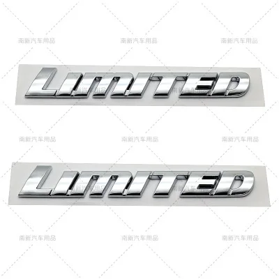 1X Автомобильный 3D хромированный Черный ABS значок-наклейка роскошный