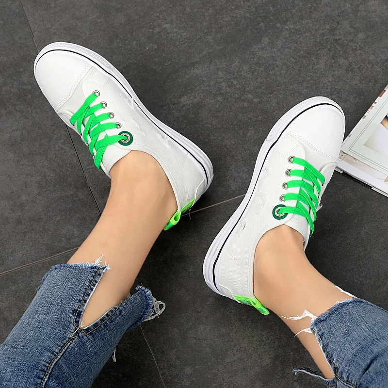 Желтая милая дешевые парусиновые туфли для женщин из канваса без шнурков дышащие