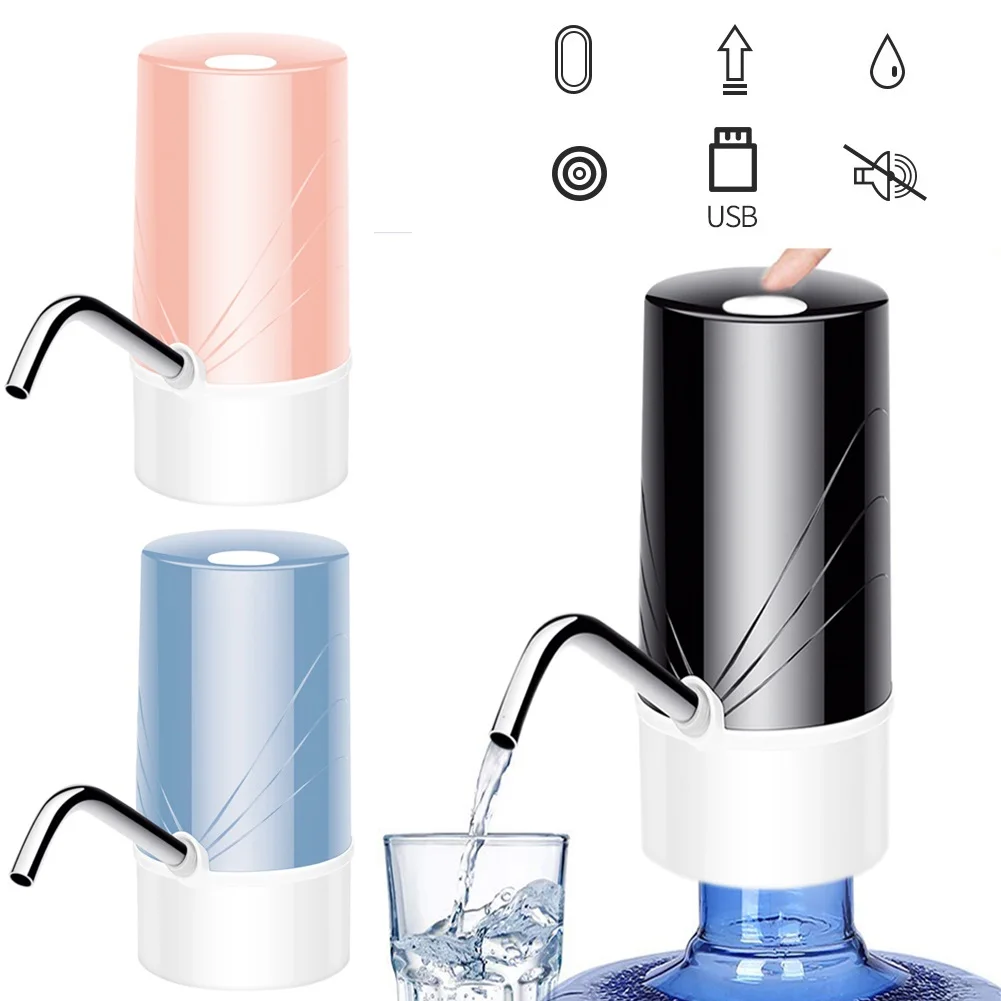 Насос HOME для бутылки с водой автоматический электрический перезаряжаемый насос