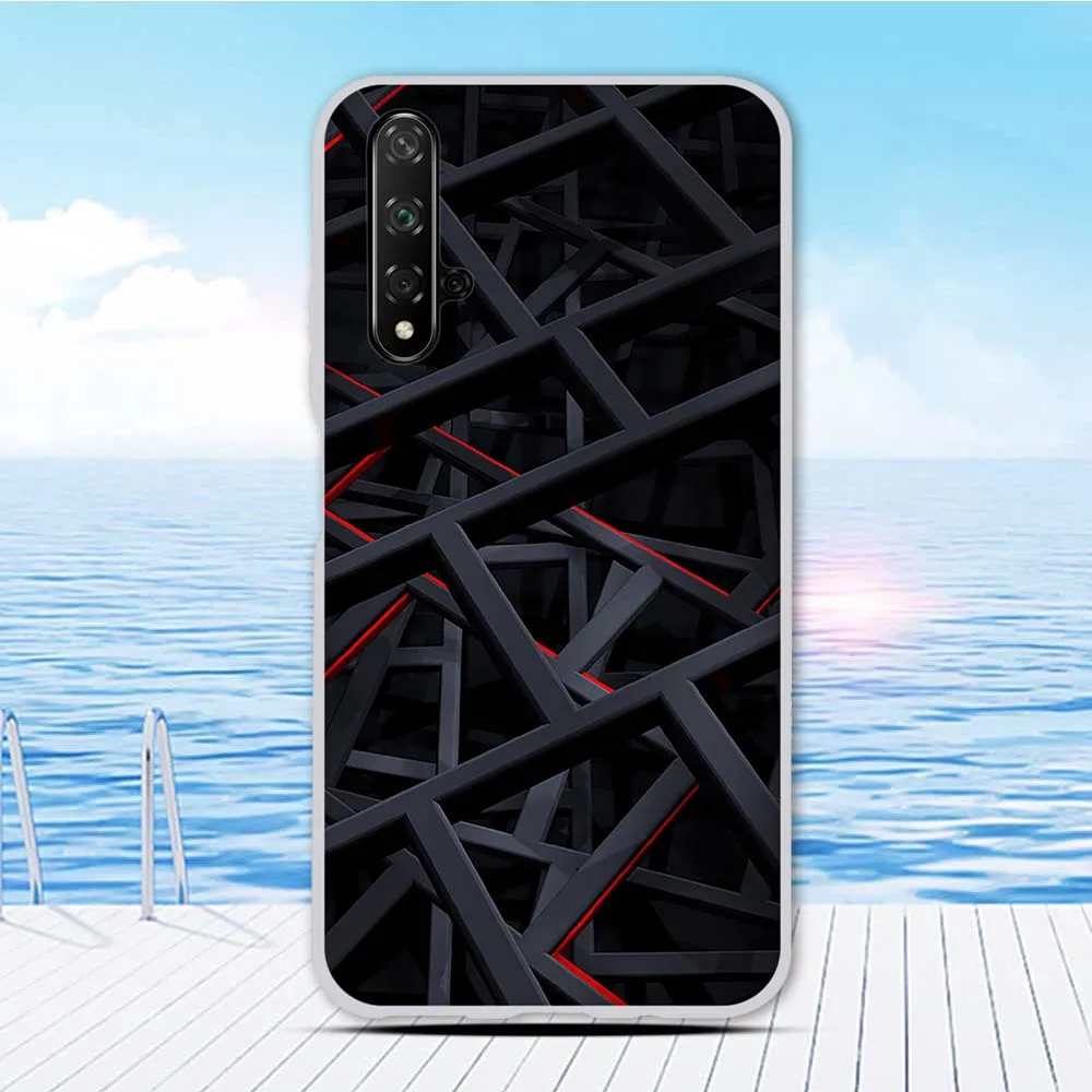 Чехол Funda 6,26 дюйма для huawei nova 5 T, силиконовый чехол для Honor 20, чехол с животным принтом, чехол для Honor 20 S, чехол для телефона, бампер - Цвет: 9