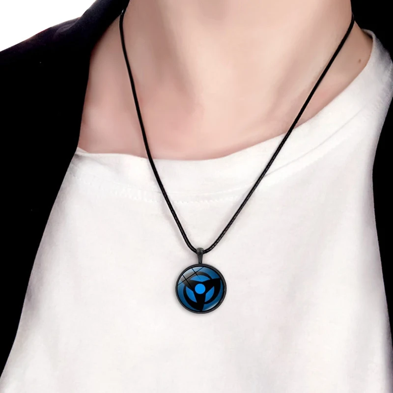 Ожерелье с подвеской глаз в стиле аниме Шаринган винтажное Ювелирное Украшение