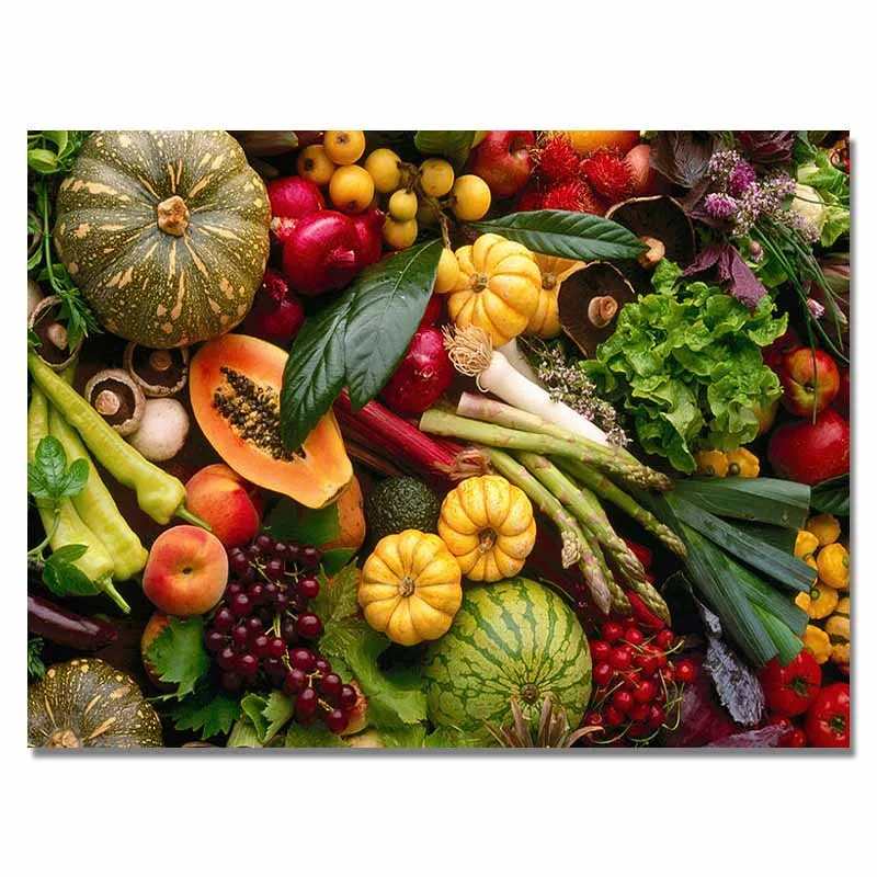 Полностью круглая 5D алмазная живопись сделай сам кухонный декор вышивка еда