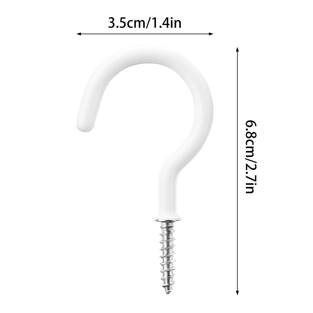 Сверхмощные винтовые крючки стальная вешалка для посуды металлические