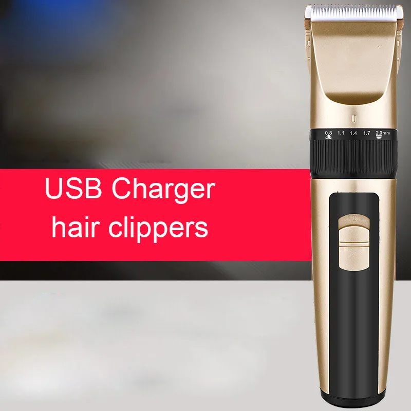 

Professional Electric Hair Clippers For Adult Children Barber Hair Salons USB Charger Hair Remove Barba Trimmer Cutter 110-220V