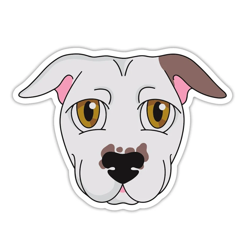 

S50802# 13CM/17CM Personality PVC Decal ANIME PITBULL Waterproof Car Sticker on Motorcycle Laptop Decorative Accessories