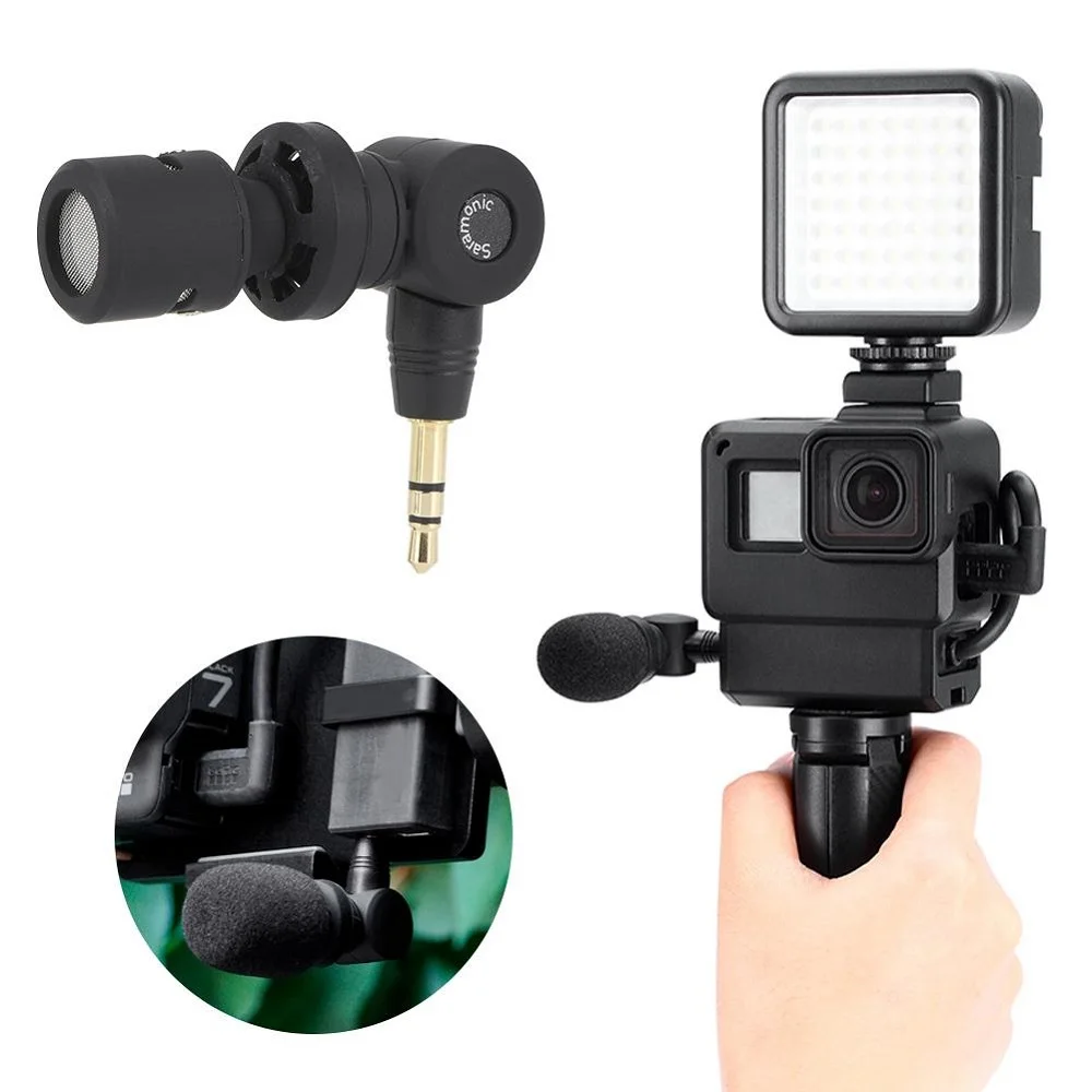 Фото Saramonic SR-XM1 Plug & play Mini TRS конденсаторный микрофон для камеры видеокамеры аудио