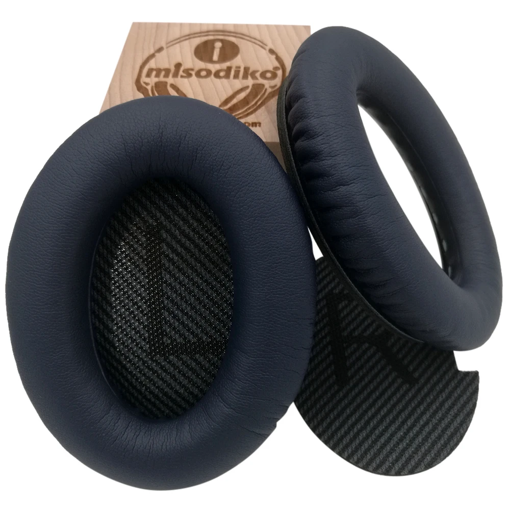 Midnight Blue Сменные амбушюры misodiko, амбушюры, подушки для Bose quietкомфорт QC35 QC25 QC2 QC15, SoundTrue, AE2 AE2i AE2w подушки для наушников - Цвет: Midnight Blue