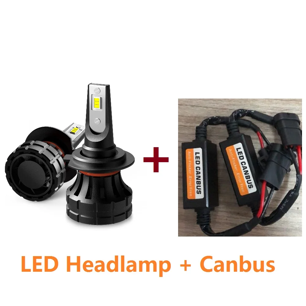 2x Canbus H7 светодиодный H4 H11 H9 9003 светодиодный головной светильник лампы для фар светильник 10000LM 6000K для Audi A3 Quattro A4 A5 A6 S4 TT B6