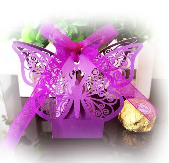 20X Изысканная лазерная резка фотография упаковка Детский праздник для свадьбы