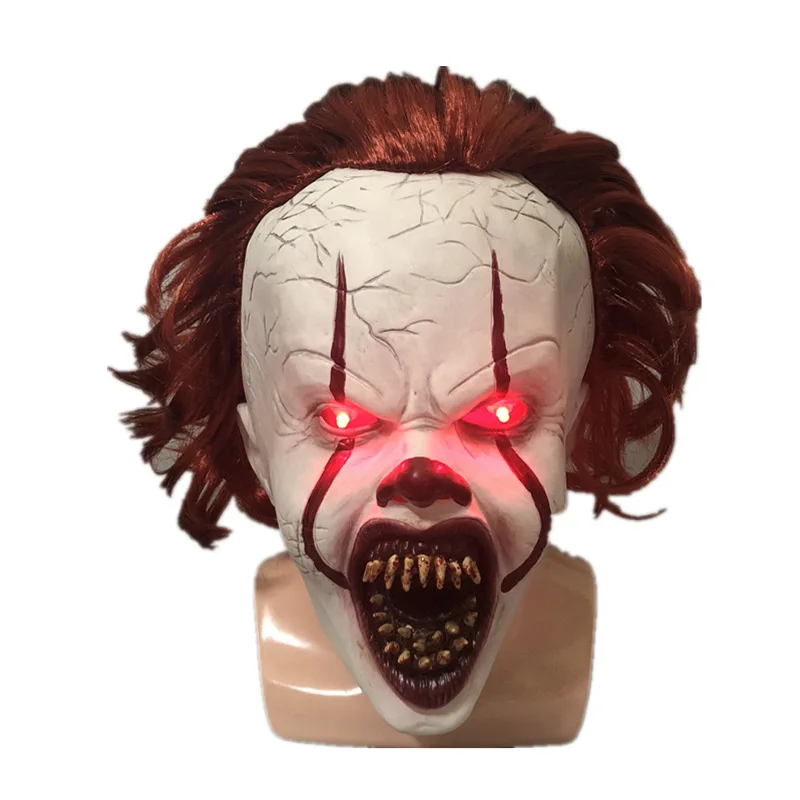 Clown Back To The Soul 2 Mask Headgear Cosplay Halloween Pennywise Horror for Men Christmas Gift Kid |