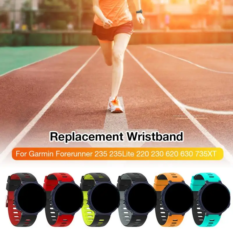 Смарт часы для Garmin Forerunner 235 235Lite 220 230 620 630 735XT 22 мм сменный ремешок из мягкого