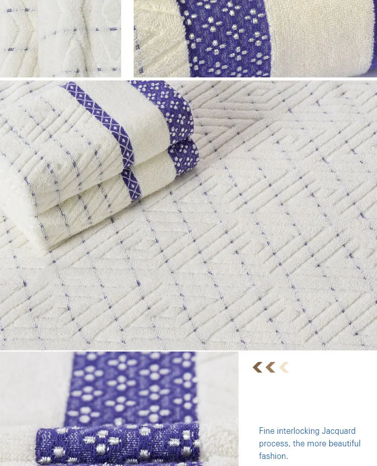 3 шт. набор полотенец для лица из чесаного хлопка|Наборы полотенец| |