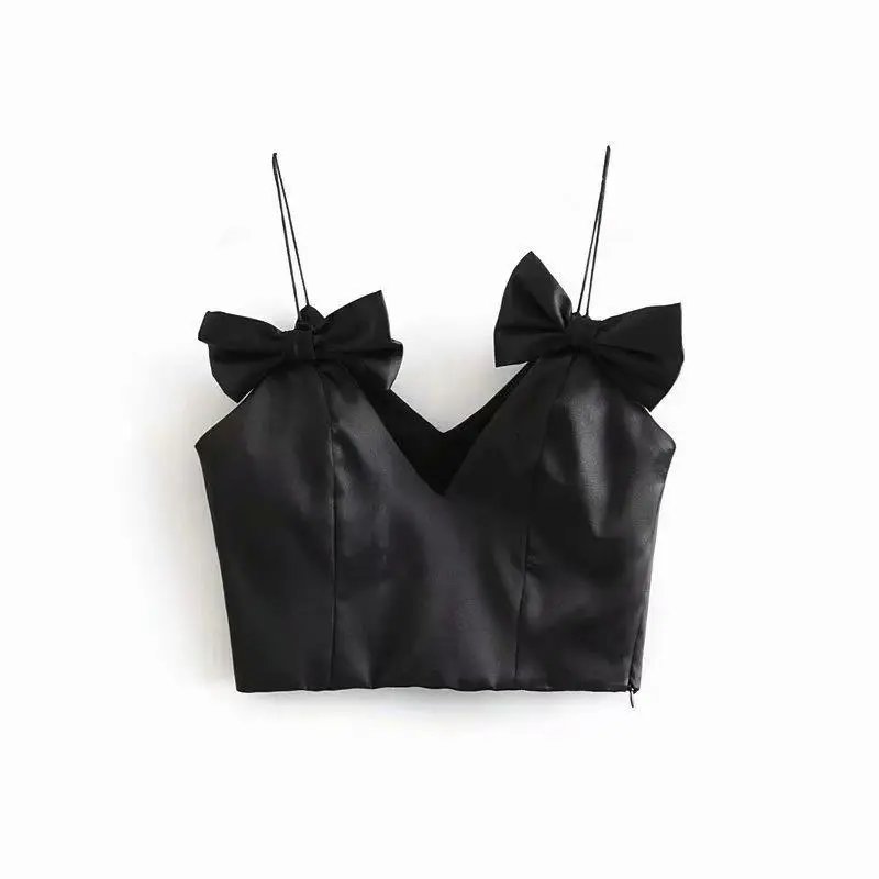

2021 New Spring Summer Women Female Sexy Polyester Brand Blouse Outwear Camisole