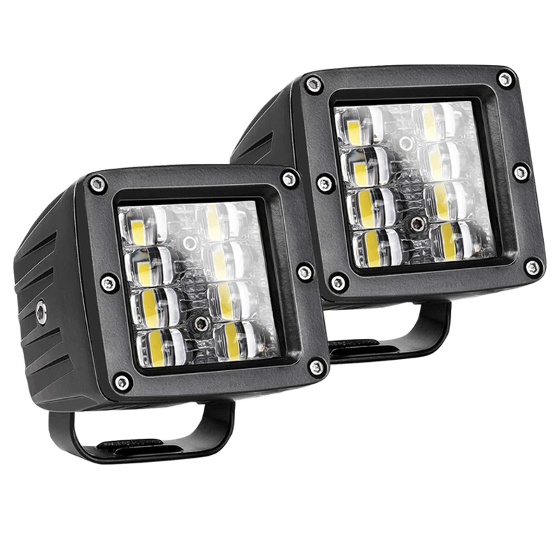 3 дюймовый четырехрядный светодиодный светильник 4x4 рабочий для внедорожников