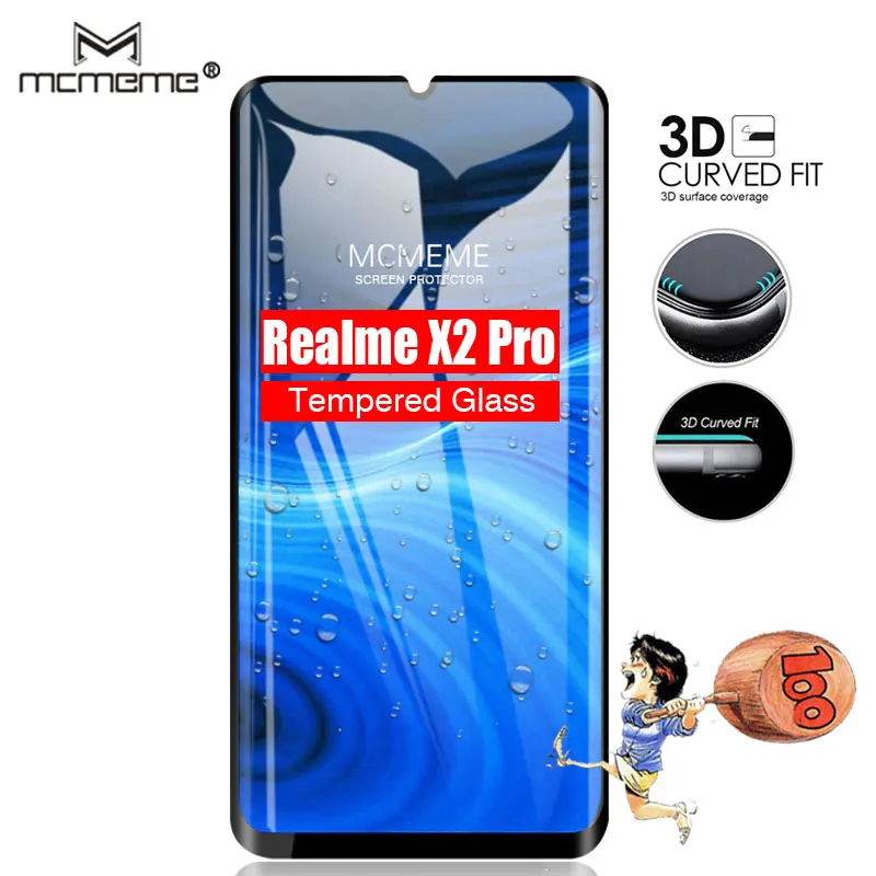 Закаленное стекло для Realme x2 Pro OPPO reno ACE 3 reno3 realme X2PRO защитная пленка на весь экран